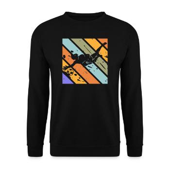 goalkeeper - Unisex Sweatshirt - black - Front - Alina (178cm) & Michal (187cm)