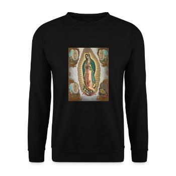The Apparitions Of Our Lady of Guadalupe - Sweat-shirt Unisexe - noir - Devant - Alina (178cm) & Michal (187cm)