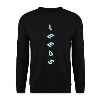 Leeds - Sweat-shirt Unisexe - noir - Devant - Alina (178cm) & Michal (187cm)