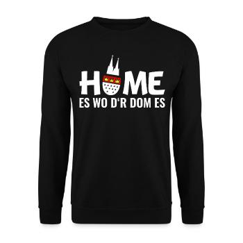 Köln Dom Kölner Kölle - Unisex Pullover - Schwarz - Vorne - Alina (178cm) & Michal (187cm)