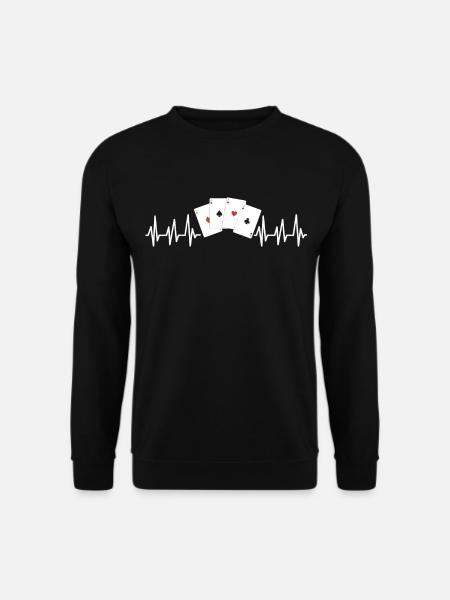 Poker - Sweat-shirt Unisexe - noir