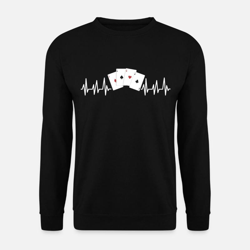 poker - Unisex Sweatshirt - black