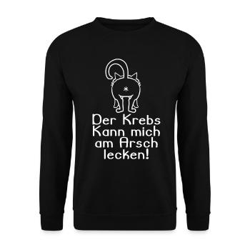 Kampf gegen Krebs - Unisex Pullover - Schwarz - Vorne - Alina (178cm) & Michal (187cm)