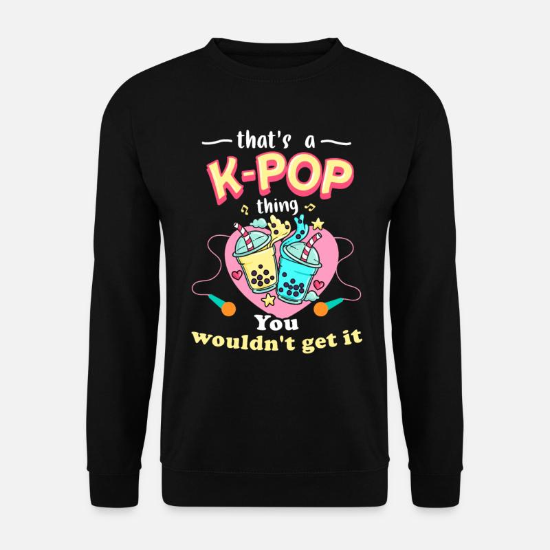 K-Pop - Sweat-shirt Unisexe - noir