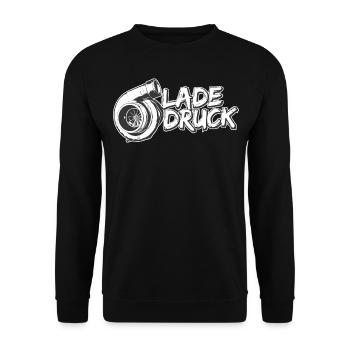 Nordschleife Design Motorsport - Unisex Pullover - Schwarz - Vorne - Alina (178cm) & Michal (187cm)