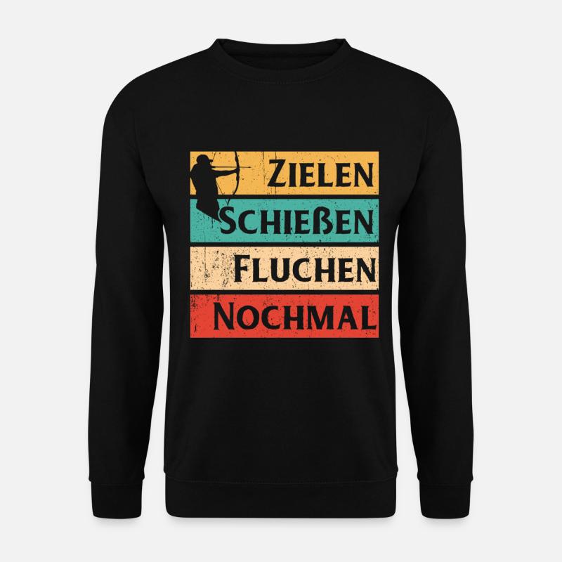 Bogenschießen - Unisex Pullover - Schwarz