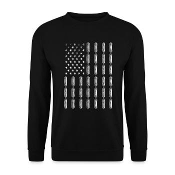 Harmonica Harmonica Harmonica Harmonica Harmonica Harmonica - Sweat-shirt Unisexe - noir - Devant - Alina (178cm) & Michal (187cm)