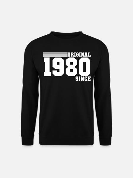 1980 - Unisex Pullover - Schwarz