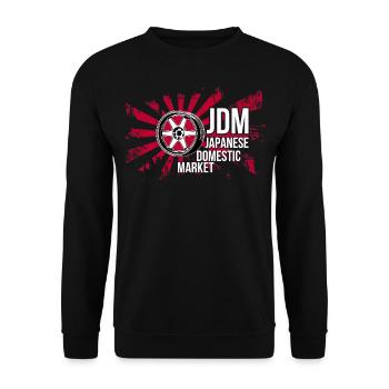 If one day the speed kills me.. / Paul Walker JDM - Unisex Sweatshirt - black - Front - Alina (178cm) & Michal (187cm)