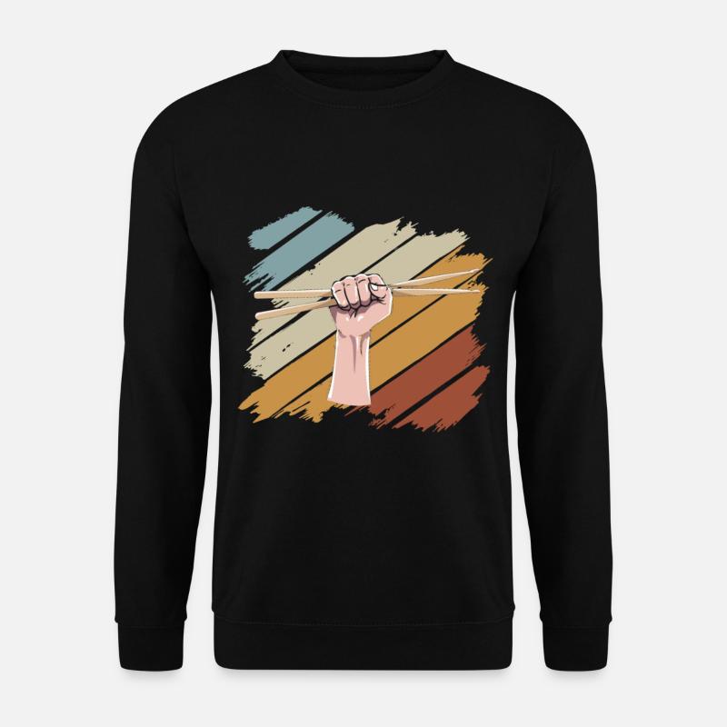 Schlagzeug - Unisex Pullover - Schwarz