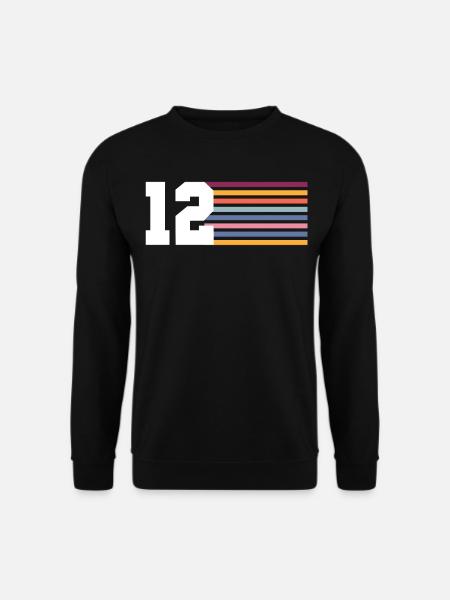 12 - Unisex Sweatshirt - black