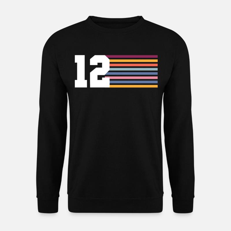 12 - Unisex Sweatshirt - black