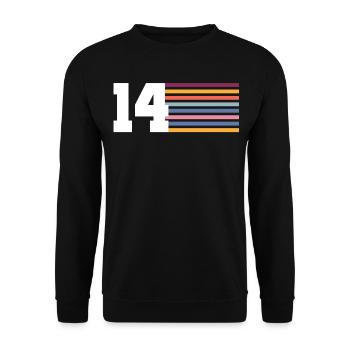 14 - Sweat-shirt Unisexe - noir - Devant - Alina (178cm) & Michal (187cm)
