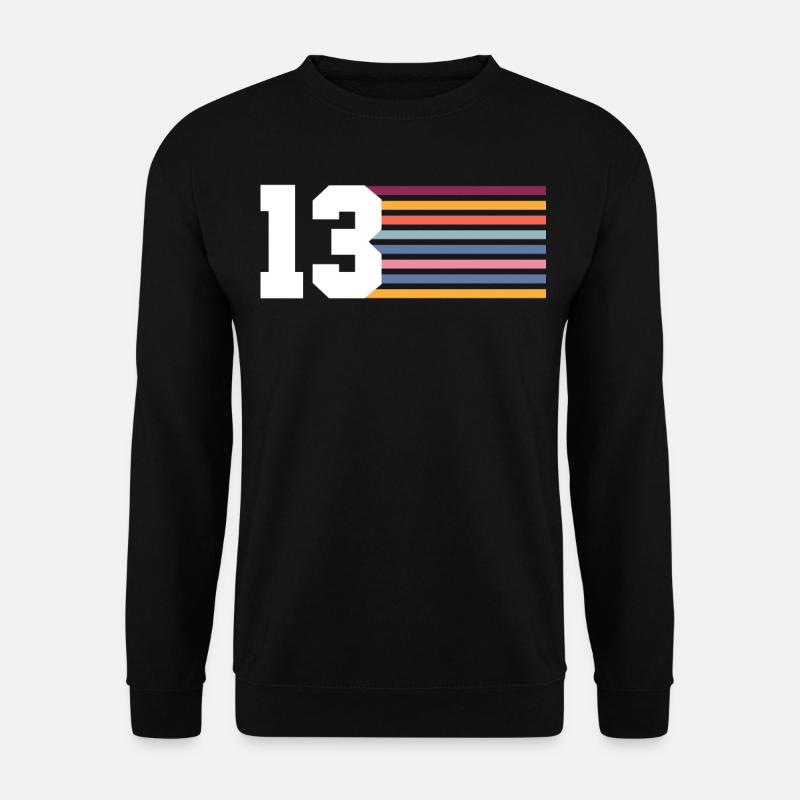 13 Number - Unisex Sweatshirt - black