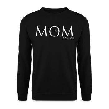 Mama 2021 - Unisex Pullover - Schwarz - Vorne - Alina (178cm) & Michal (187cm)