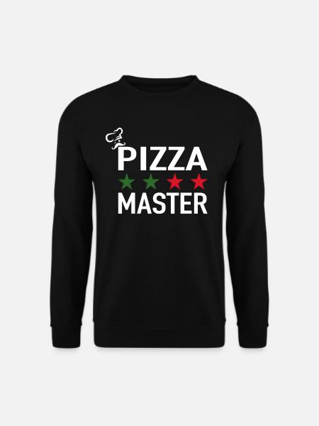 Pizza Master Pizza Chefkoch Italienische Pizza - Unisex Pullover - Schwarz