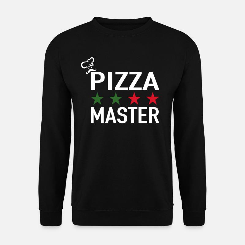 Pizza Master Pizza Chefkoch Italienische Pizza - Unisex Pullover - Schwarz