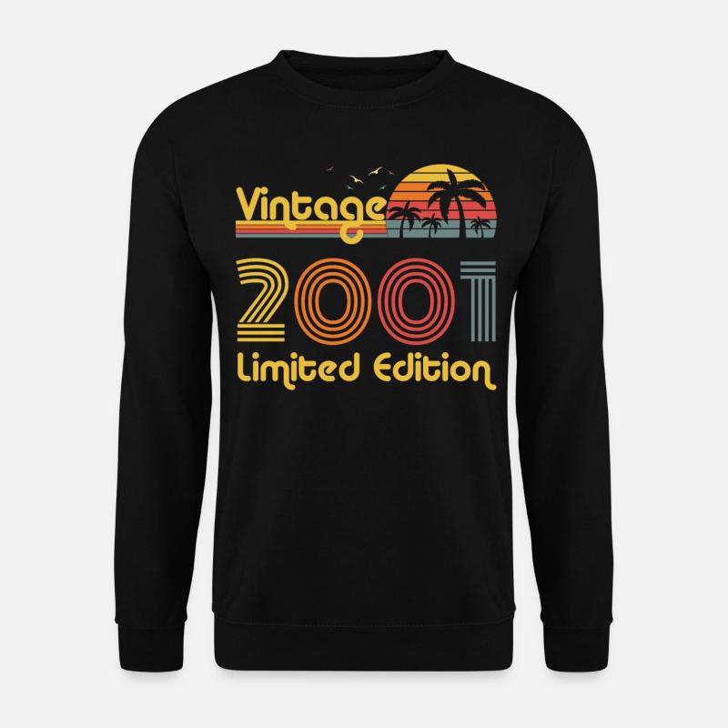 2001 Limited Edition Coole Geschenkidee - Unisex Pullover - Schwarz