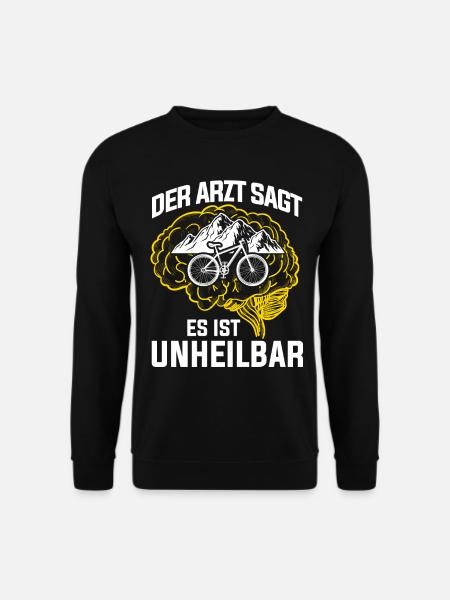 Fahrradfahrer Radfahrer Biker Radfahren Fahrrad - Unisex Pullover - Schwarz