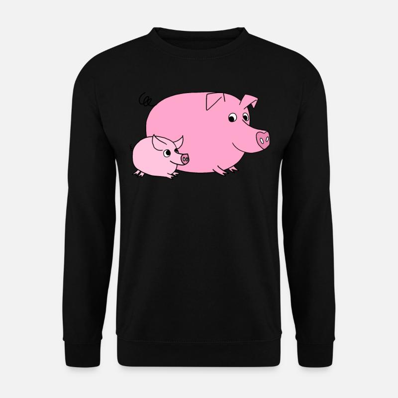 Schwein - Unisex Pullover - Schwarz