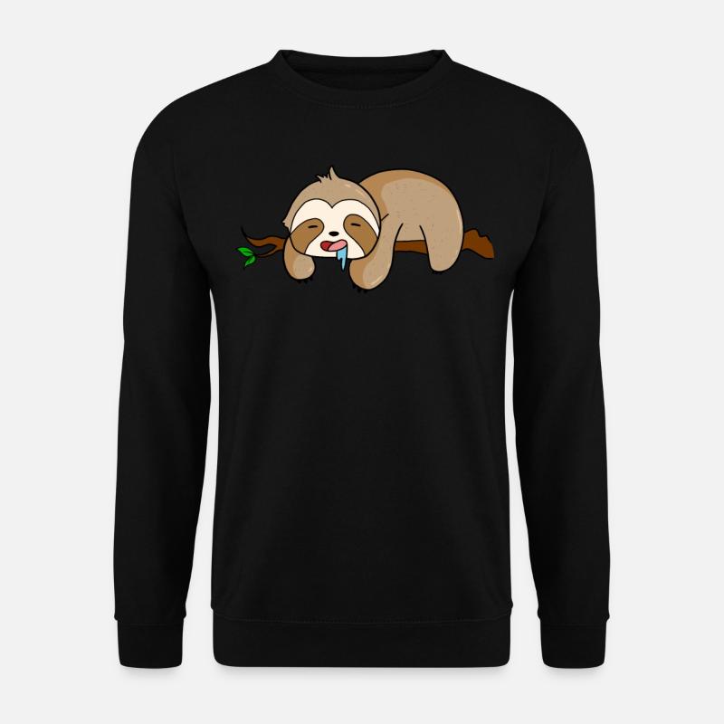 Faultier - Unisex Pullover - Schwarz