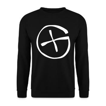 Not All Those Who Wander Are Lost Geocaching GPS S - Unisex Pullover - Schwarz - Vorne - Alina (178cm) & Michal (187cm)