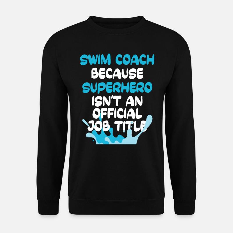 Instructeurs de natation - Sweat-shirt Unisexe - noir