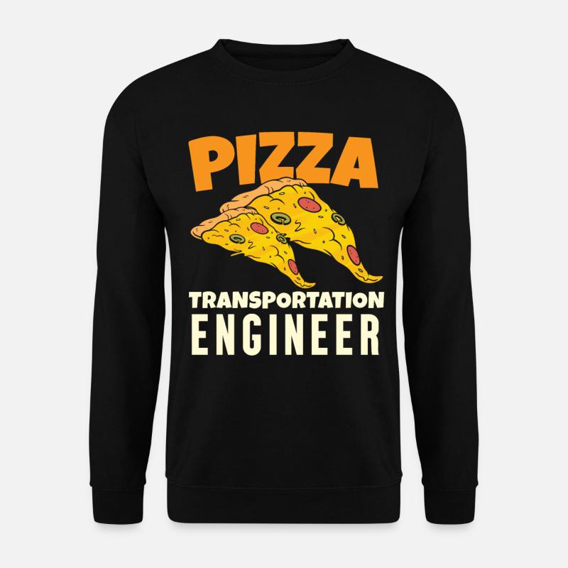 Pizza Transport Engineer - Unisex Sweatshirt - black
