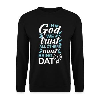 Programmierer Debugging - Unisex Pullover - Schwarz - Vorne - Alina (178cm) & Michal (187cm)