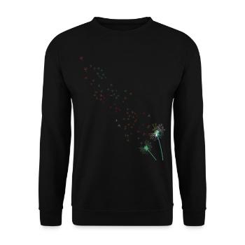 Pissenlit - Sweat-shirt Unisexe - noir - Devant - Alina (178cm) & Michal (187cm)