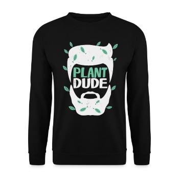 Plant Jardiniers hobby Jardiniers Jardiniers - Sweat-shirt Unisexe - noir - Devant - Alina (178cm) & Michal (187cm)
