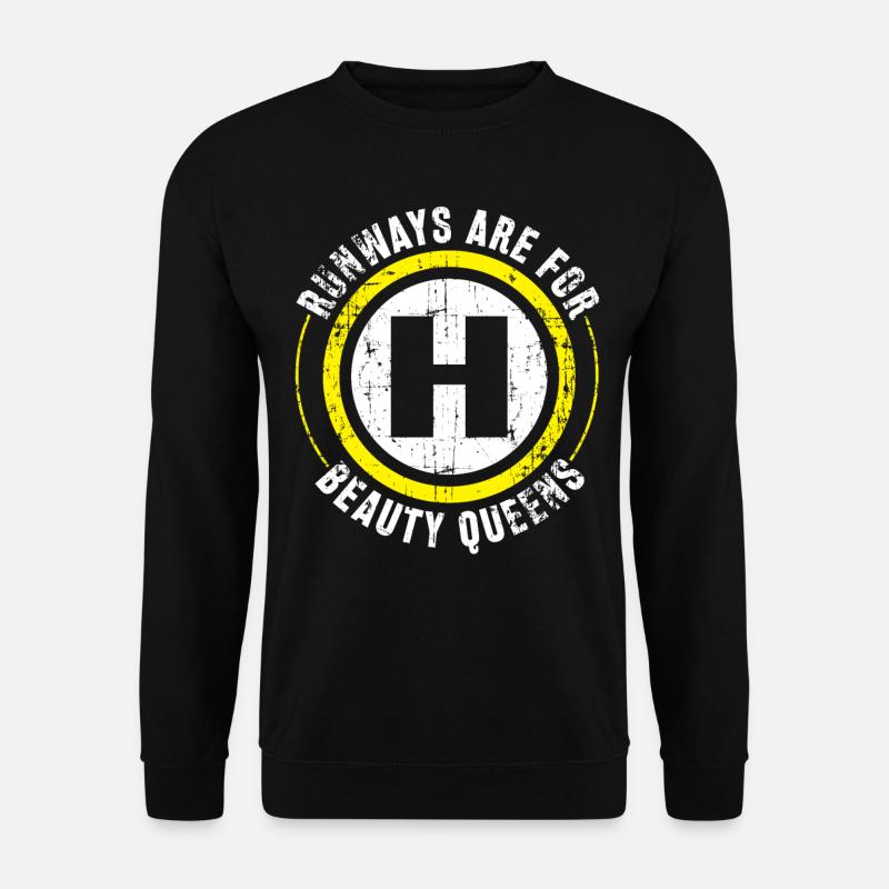 Helicopter Pilot Geschenk - Unisex Sweatshirt - black