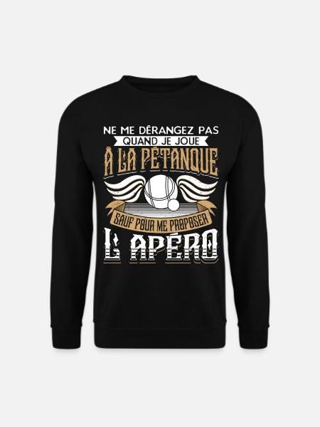 Petanque Pétanque - Sweat-shirt Unisexe - noir