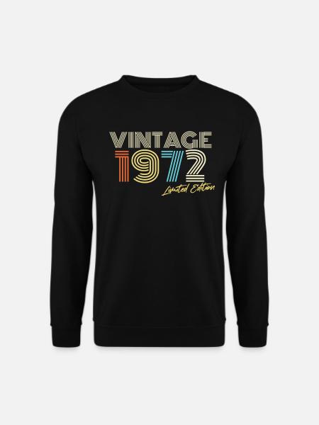 Vintage (1972) - Unisex Sweatshirt - black