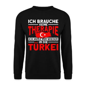 Istanbul Trabzon Türkei Urlaub Göktürk - Unisex Pullover - Schwarz - Vorne - Alina (178cm) & Michal (187cm)