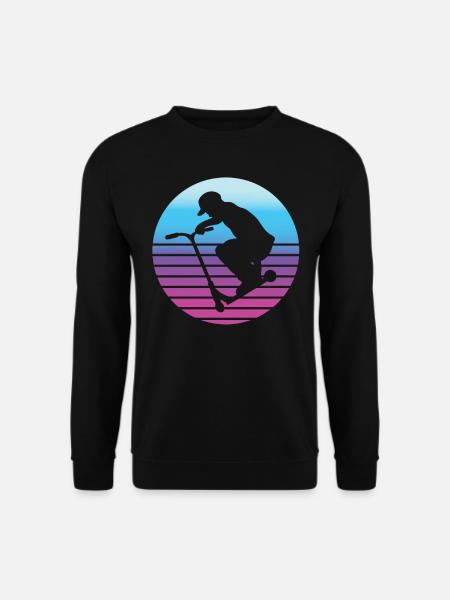Scooter Stunt Tretroller - Unisex Sweatshirt - black