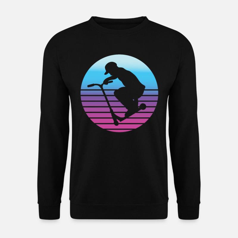 Scooter Stunt Tretroller - Sweat-shirt Unisexe - noir
