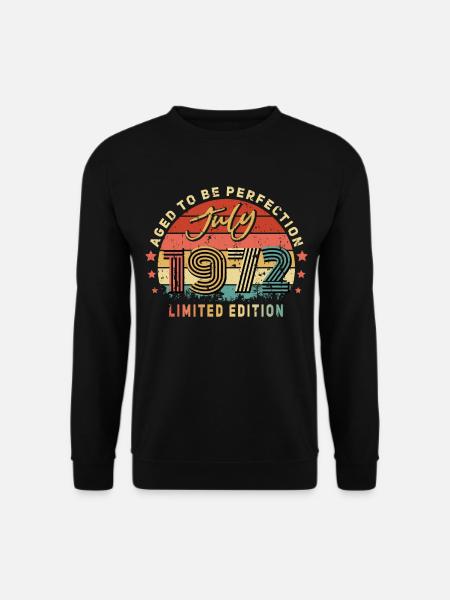 Juli 1972 - Unisex Pullover - Schwarz