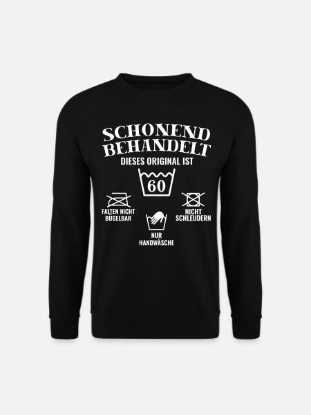 Geburtstag 60 Geschenk | 60. Geburtstag Alter - Unisex Pullover - Schwarz