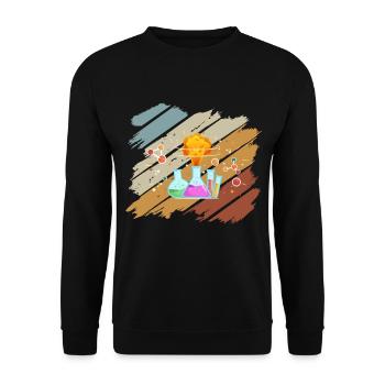 chemistry - Unisex Sweatshirt - black - Front - Alina (178cm) & Michal (187cm)
