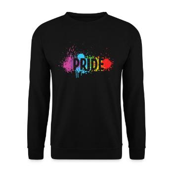 LGBT Rainbow Pride - Sweat-shirt Unisexe - noir - Devant - Alina (178cm) & Michal (187cm)
