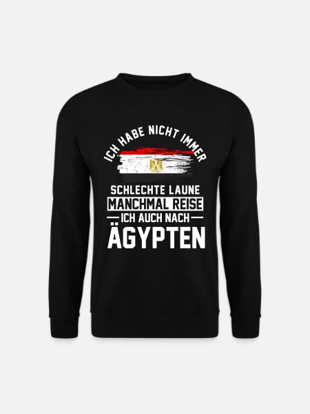 Ägypter Ägypten Urlaub Ägyptisch Hurghada - Unisex Pullover - Schwarz