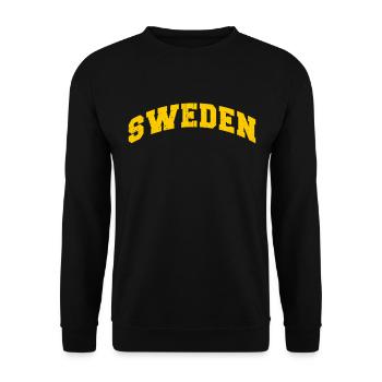 Suède cadeau de Stockholm suédois Malmö Fika - Sweat-shirt Unisexe - noir - Devant - Alina (178cm) & Michal (187cm)
