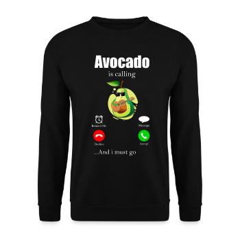 Avocado - Sweat-shirt Unisexe - noir - Devant - Alina (178cm) & Michal (187cm)