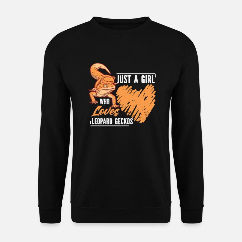 Gecko léopard - Sweat-shirt Unisexe - noir