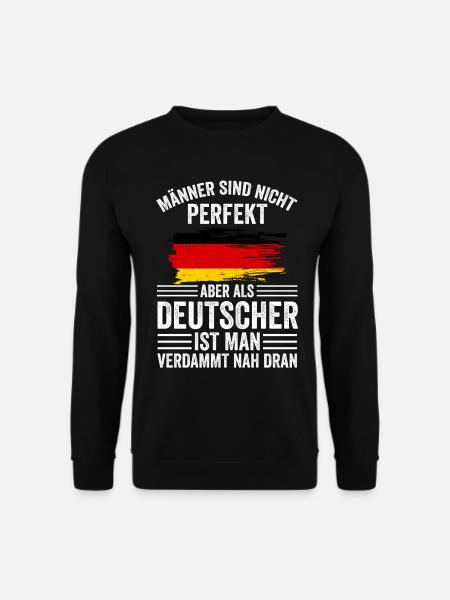 Deutschland Deutsch Deutsche Deutscher Deutsche Mä - Unisex Pullover - Schwarz