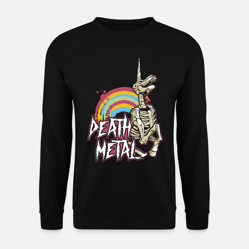 Death Metal Heavy Hardrock - Unisex Pullover - Schwarz