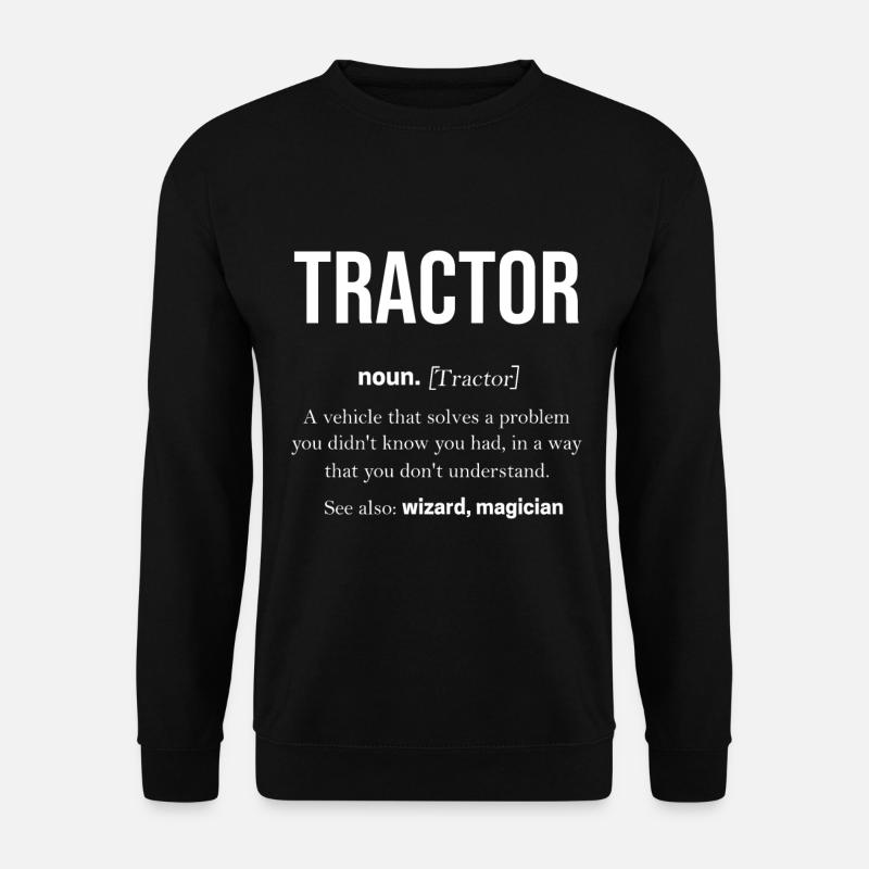 Traktor - Unisex Pullover - Schwarz