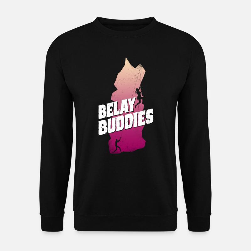 Rock Climbing Climber Belay - Sweat-shirt Unisexe - noir