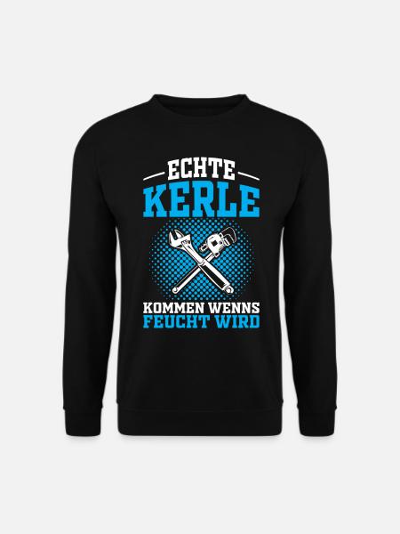 Spengler Klempner | Lustige Sprüche Handwerker - Unisex Pullover - Schwarz